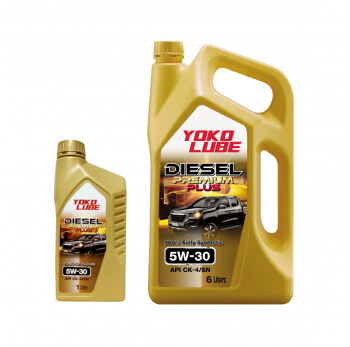 น้ำมันเครื่อง YOKOLUBE DIESEL PREMIUM PLUS 5W30 6+1 ลิตร (4 แกลลอน/ลัง)