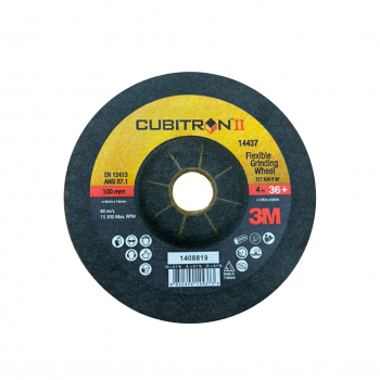 3M แผ่นเจียร CUBITRON II PN14437 T27 100x3x16 มม. 36+ EN/ANSI