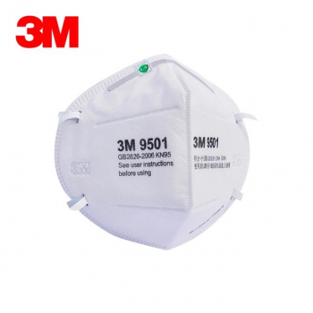 3M 9501 P2 หน้ากากกันฝุ่นแบบพับได้ สายคล้องหู