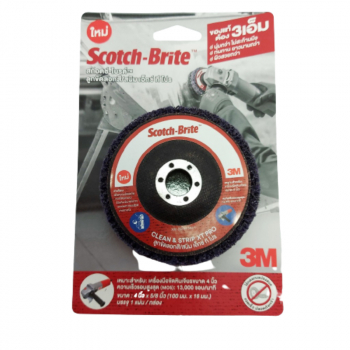 3M ลูกขัดลอกสี/สนิม แบบแป้น XT PRO 4"x5/8" 