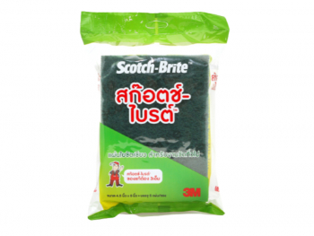3M สก็อตช์-ไบรต์ แบบซอง ขนาด 4.5x6 นิ้ว สีเขียว (5 แผ่น/ซอง)