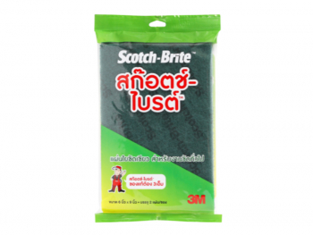3M สก็อตช์-ไบรต์ แบบซอง ขนาด 6X9 นิ้ว สีเขียว (2 แผ่น/ซอง)