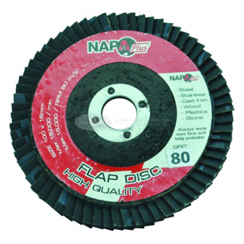 NAPA RIGID FLAP DISC 4" A120 (RIKEN CLOTH)