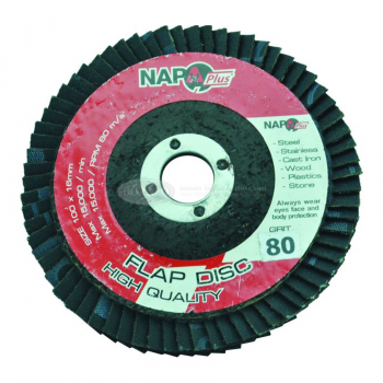 NAPA RIGID FLAP DISC 4" A80 (RIKEN CLOTH)