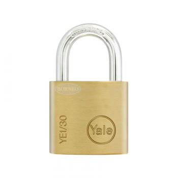 Yale YE30 Padlock 30mm-Solid Brass (1 ea/Pack)