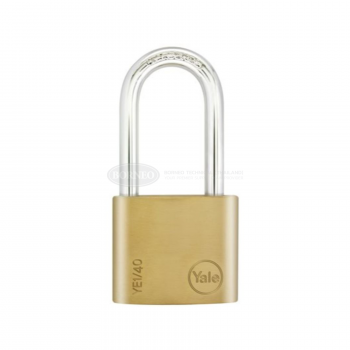 Yale YE40L Padlock 40mm Long-Solid Brass (1 ea/Pack)