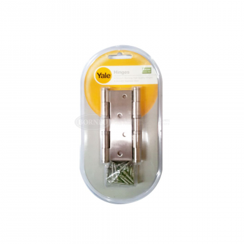 Yale HI-SL4320BB HINGES 4"x3"x2.0 MM. STAINLESS STEEL (2 PE/PK)