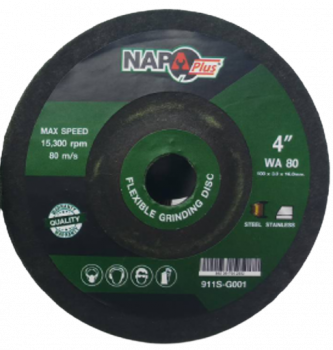 NAPA GRINDING 4"x3x16 mm WA80 (Green)