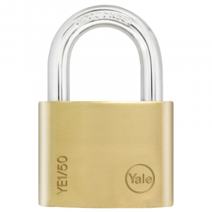 YE50 Padlock 50mm-Solid Brass (1 ea/Pack)