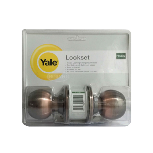 Yale KNOB PRIVACY ANTIQUE COPPER VCA5122US11 (1 Set/Pack)